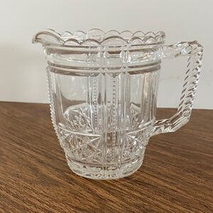 Vintage Cut glass/Crystal Mini Pitcher